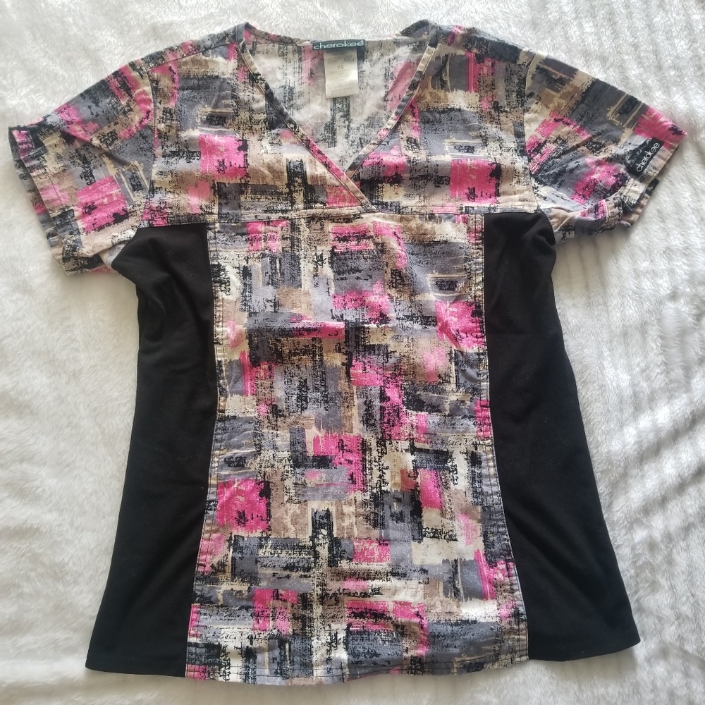 Cherokee scrub top XS